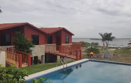 Cabañas de Campo Big House con alberca y vista a la laguna